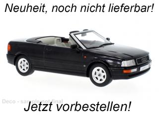 Audi Cabriolet, schwarz, 1991 MCG 1:18 Metallmodell, Türen und Hauben nicht zu öffnen  Date de parution inconnue