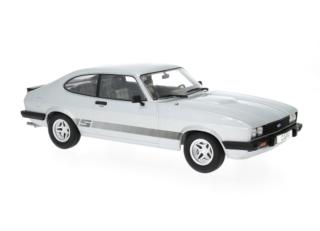 Ford Capri III, silber, 1978 MCG 1:18 Metallmodell, Türen und Hauben nicht zu öffnen