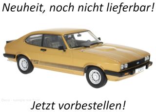 Ford Capri III, gold, 1978 MCG 1:18 Metallmodell, Türen und Hauben nicht zu öffnen Liefertermin nicht bekannt