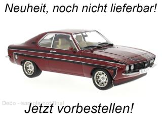 Opel Manta A Irmscher, dunkelrot, 1974 MCG 1:18 Metallmodell, Türen und Hauben nicht zu öffnen  Liefertermin nicht bekannt