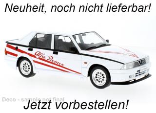 Alfa Romeo 75 Turbo Evoluzione, weiss, 1987 MCG 1:18 Metallmodell, Türen und Hauben nicht zu öffnen <br> Availability unknown