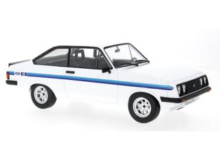 Ford Escort MK II RS 2000 1977 weiss MCG 1:18 Metallmodell, Türen und Hauben nicht zu öffnen