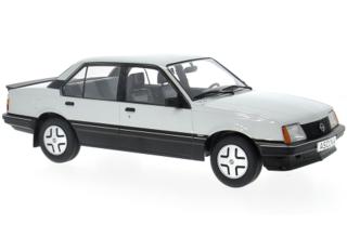 Opel Ascona C SR Limousine 1981 silber MCG 1:18 Metallmodell, Türen und Hauben nicht zu öffnen