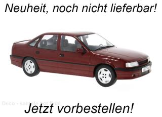 Opel Vectra A 2000, dunkelrot (Metallic), 1988 MCG 1:18 Metallmodell, Türen und Hauben nicht zu öffnen Date de parution inconnue
