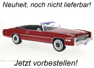 Cadillac Eldorado Convertible, rot, 1976 MCG 1:18 Metallmodell, Türen und Hauben nicht zu öffnen  Date de parution inconnue