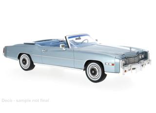 Cadillac Eldorado Convertible, hellblau, 1976 MCG 1:18 Metallmodell, Türen und Hauben nicht zu öffnen