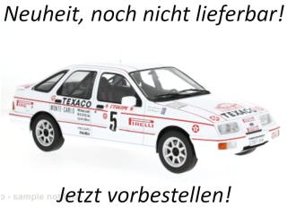 Ford Sierra XR 4x4, Rally WM, Rally Monte Carlo, 1987, Texaco, #5, S.Blomqvist/B.Berglund MCG 1:18 Metallmodell, Türen und Hauben nicht zu öffnen Liefertermin nicht bekannt