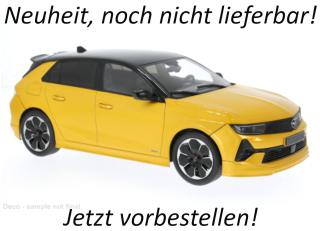 Opel Astra L, gelb, 2023 MCG 1:18 Metallmodell, Türen und Hauben nicht zu öffnen Availability unknown