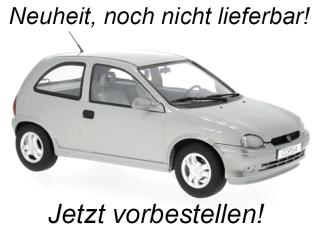 Opel Corsa B GSI, silber, 1993 MCG 1:18 Metallmodell, Türen und Hauben nicht zu öffnen Liefertermin nicht bekannt