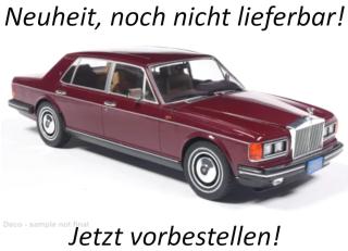 Rolls Royce Silver Spur, dunkelrot, 1980 MCG 1:18 Metallmodell, Türen und Hauben nicht zu öffnen  Liefertermin nicht bekannt