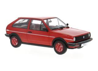 VW Polo II Coupe Fox, rot, 1985 MCG 1:18 Metallmodell, Türen und Hauben nicht zu öffnen