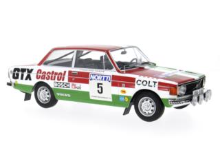 Volvo 142 #5 H.Mikkola / E.Rautanen Rally WM 1973 1000 Lakes Rally MCG 1:18 Metallmodell, Türen und Hauben nicht zu öffnen