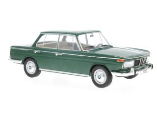 BMW 2000 (Typ 121), dunkelgrün, 1966 MCG 1:18 Metallmodell, Türen und Hauben nicht zu öffnen