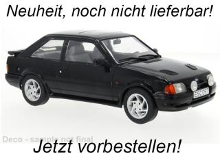 Ford Escort MK IV RS Turbo S2, schwarz, 1990 MCG 1:18 Metallmodell, Türen und Hauben nicht zu öffnen Availability unknown