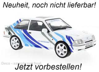 Ford Escort MK IV RS Turbo S2, weiss/Dekor, 1990 MCG 1:18 Metallmodell, Türen und Hauben nicht zu öffnen Availability unknown
