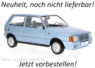 Fiat Uno Elba, blau, 1984 MCG 1:18 Metallmodell, Türen und Hauben nicht zu öffnen  Liefertermin nicht bekannt