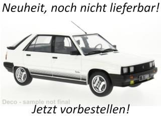 Renault 11 Turbo, weiss, 1985 MCG 1:18 Metallmodell, Türen und Hauben nicht zu öffnen Liefertermin nicht bekannt