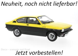Opel Kadett C Coupe GT/E, gelb/schwarz, 1975 MCG 1:18 Metallmodell, Türen und Hauben nicht zu öffnen Lieferbar ab März 2026