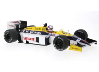 Williams FW11, No.5, Canon Williams Honda Team, Formel 1, GP Großbritannien, 1986 N.Mansell MCG 1:18 Metallmodell, Türen und Hauben nicht zu öffnen
