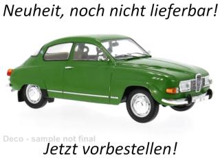 Saab 96 V4, dunkelgrün, 1970 MCG 1:18 Metallmodell, Türen und Hauben nicht zu öffnen  Date de parution inconnue