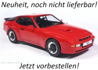 Porsche 924 Carrera GT, rot/Dekor, 1981 MCG 1:18 Metallmodell, Türen und Hauben nicht zu öffnen Liefertermin nicht bekannt