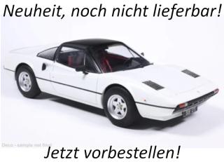 Ferrari 308 GTS, weiss, 1977 MCG 1:18 Metallmodell, Türen und Hauben nicht zu öffnen Availability unknown
