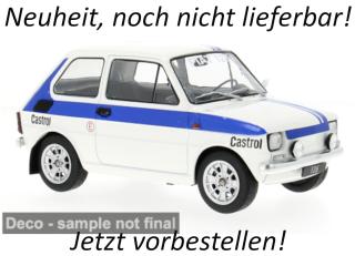 Fiat 126, weiss/blau, 1972 MCG 1:18 Metallmodell, Türen und Hauben nicht zu öffnen Availability unknown