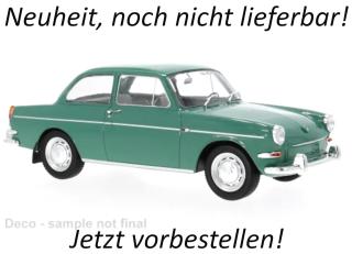 VW 1500 S (Typ 3), grün, 1963 MCG 1:18 Metallmodell, Türen und Hauben nicht zu öffnen  Date de parution inconnue