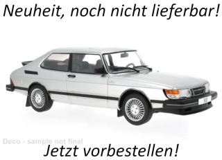 Saab 900 Turbo, silber, 1981 MCG 1:18 Metallmodell, Türen und Hauben nicht zu öffnen Date de parution inconnue