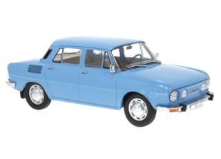 Skoda 100, hellblau, 1969 MCG 1:18 Metallmodell, Türen und Hauben nicht zu öffnen