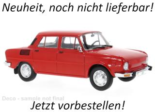 Skoda 100, rot, 1969 MCG 1:18 Metallmodell, Türen und Hauben nicht zu öffnen Liefertermin nicht bekannt