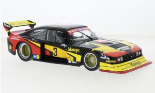 Ford Capri Turbo Gr.5, No.3, Mampe, DRM, Norisring, H.Heyer, 1979 MCG 1:18 Metallmodell, Türen und Hauben nicht zu öffnen