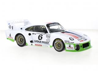 Porsche 935 J, No.6, Liqui Moly, DRM, Spa-Francorchamps, R.Stommelen, 1980 MCG 1:18 Metallmodell, Türen und Hauben nicht zu öffnen