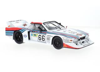 Lancia Beta Montecarlo Gr.5, No.66, Martini Racing, Martini, 24h Le Mans, R.Patrese/H.Heyer/P.Ghinzani, 1981 MCG 1:18 Metallmodell, Türen und Hauben nicht zu öffnen