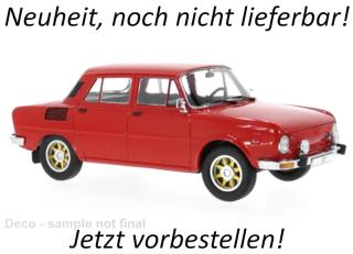 Skoda 100, rot, 1969 MCG 1:18 Metallmodell, Türen und Hauben nicht zu öffnen  Liefertermin nicht bekannt