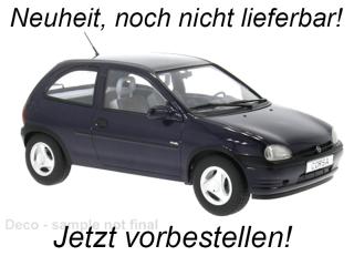 Opel Corsa B Atlanta, dunkelblau (Metallic) 1993 MCG 1:18 Metallmodell, Türen und Hauben nicht zu öffnen Liefertermin nicht bekannt