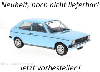 VW Polo I, hellblau, 1975 MCG 1:18 Metallmodell, Türen und Hauben nicht zu öffnen Liefertermin nicht bekannt