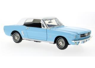 Ford Mustang Conver hellblau 1964 James Bond Thunderball Motormax 1:18