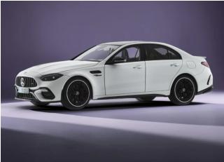 Mercedes-AMG C 63 SE opalith white NZG 1:18 Metallmodell