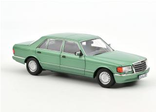 Mercedes-Benz 560 SEL 1991 - Light Green metallic Norev Metallmodell 1:18