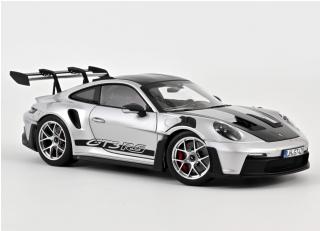Porsche 911 GT3 RS 2022 Weissach Pack GT-Silvermetallic Norev 1:18 Metallmodell