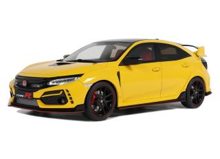 HONDA CIVIC TYPE R FK8 EURO SPEC SUNLIGHT YELLOW 2020 OttO mobile 1:18 Resinemodell (Türen, Motorhaube... nicht zu öffnen!)