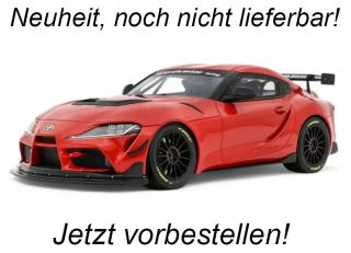 TOYOTA SUPRA GT4 100 EDITION PLASMA ORANGE 2023  OttO mobile 1:18 Resinemodell (Türen, Motorhaube... nicht zu öffnen!)  Lieferbar ab Ende Juli 2025