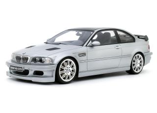 BMW E46 M3 GTR STREET TITAN SILVER METALLIC 354 2001 OttO mobile 1:18 Resinemodell (Türen, Motorhaube... nicht zu öffnen!)