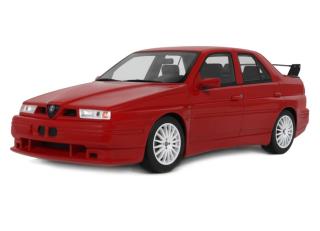 ALFA ROMEO 155 GTA STRADALE ALFA RED 130 1993 OttO mobile 1:18 Resinemodell (Türen, Motorhaube... nicht zu öffnen!)