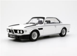 BMW 3,0 CSL CHAMONIX WHITE 1972 OttO mobile 1:18 Resinemodell (Türen, Motorhaube... nicht zu öffnen!)