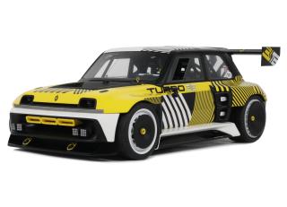 RENAULT 5 TURBO 3E E- TECH RMC LOOK 2024 OttO mobile Project Cars 1:18 Resinemodell (Türen, Motorhaube... nicht zu öffnen!)