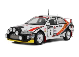 MITSUBISHI CARISMA GT GR.A R. BURNS RAC RALLY 1997 OttO mobile 1:18 Resinemodell (Türen, Motorhaube... nicht zu öffnen!)