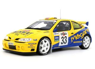 RENAULT MEGANE MAXI #33 M. ROWE- SAN REMO 199 OttO mobile 1:18 Resinemodell (Türen, Motorhaube... nicht zu öffnen!)
