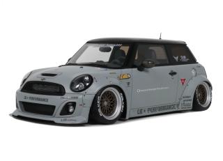 LB-WORKS LB NATION MINI COOPER R56 2015 "Project car" OttO mobile 1:18 Resinemodell (Türen, Motorhaube... nicht zu öffnen!)